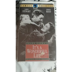 It's a Wonderful Life VHS Sealed Frank Capra Family Collection Republic Pics - Picture 1 of 6