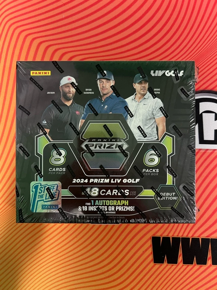2024 Panini Prizm LIV Golf FOTL Hobby Box! COLORBLAST LIVE! Factory Sealed! - Image 1 of 2