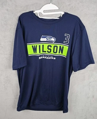 Camiseta Seattle Seahawks Wilson 3 NFL Ropa Talla Grande Foto 1 de 4