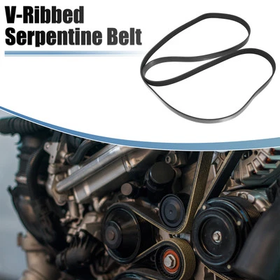 Car V-Ribbed Serpentine Drive Belt Replaces for Lincoln Town Car 1991-1992 4.6L - Image 1 of 4