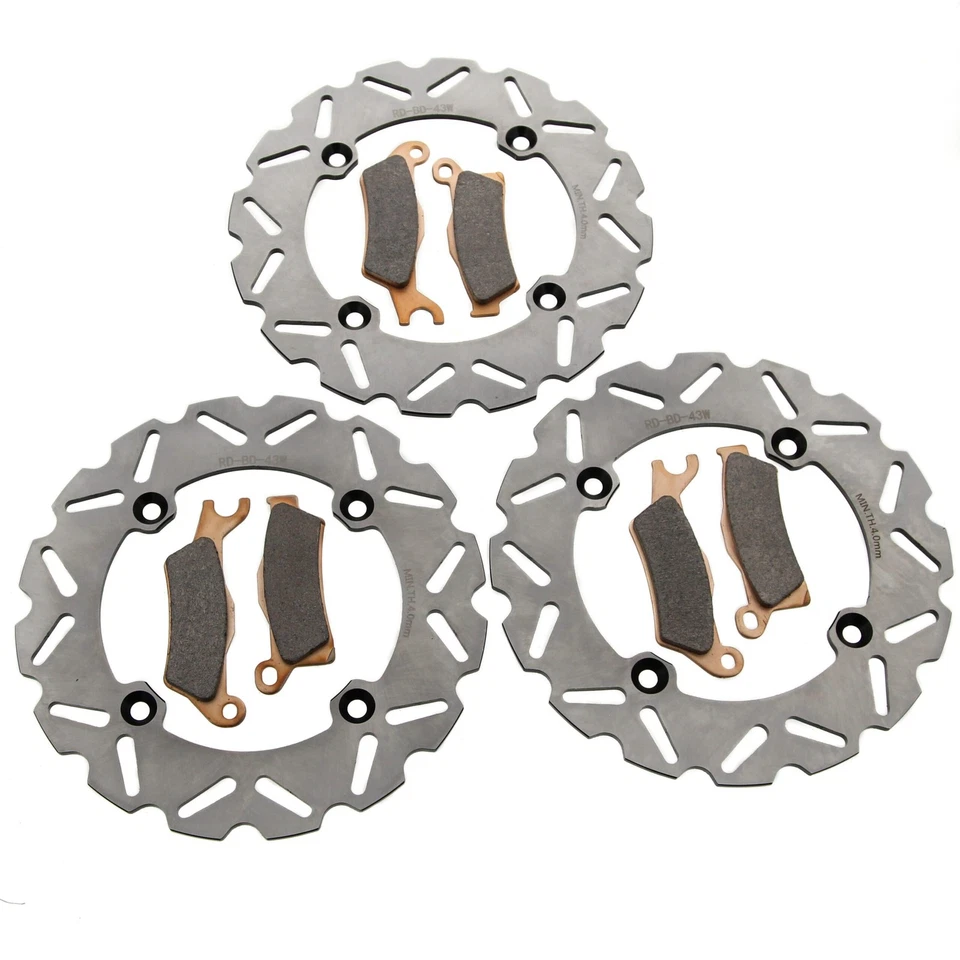 Brake Rotors and Pads fit Can-Am Outlander 650 XT 2013-2022 Front & Rear RipTide - Image 1 of 4