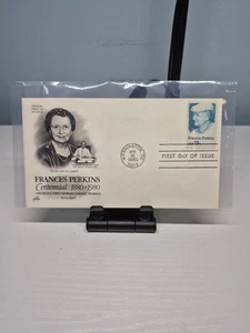 Frances Perkins First Day Of Issue Envelope 1980  15Cents First Women Cabinet - Picture 1 of 2