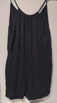 Mossimo Supply Co. Black Romper XL Sleeveless Casual Dress - Изображение 1 из 4