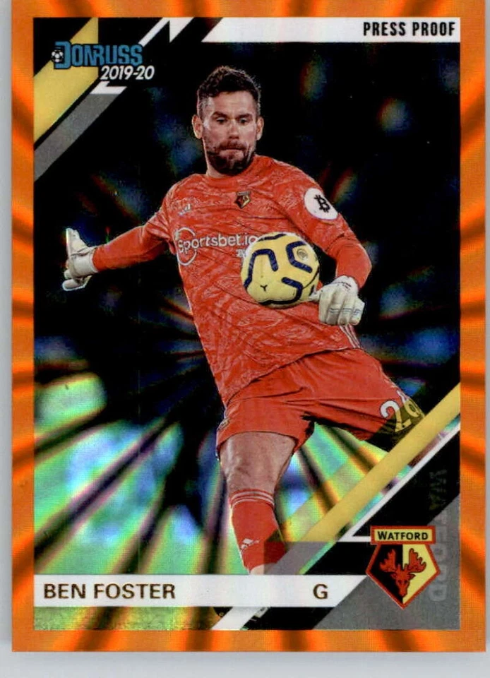 2019-20 Panini Chronicles Donruss Press Proof Orange Laser Soccer Pick From List - Image 1 of 1