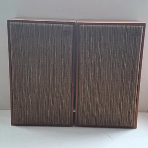 Vintage Leak Mini Sandwich 8 Ohm Speakers 1960s - 47x28x17cm - Picture 1 of 16
