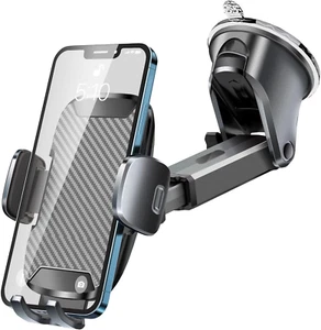 Universal Car Phone Holder with Strong Suction and 360° Rotation for Smartphones - Picture 1 of 12