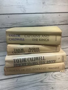 Taylor Caldwell Hardcover Book Lot Of 4 - Imagen 1 de 12