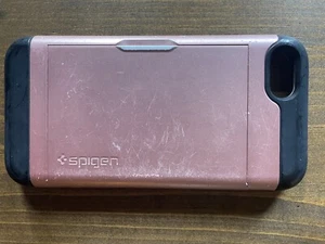 Spigen Shockproof Credit Card Holder Rugged Case Cover For iPhone - Photo 1 sur 4