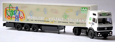 Mercedes Benz Sk Tetto Alto Semirimorchio Autoarticolato 55. Iaa Hannover 1:87 - Immagine 1 di 4