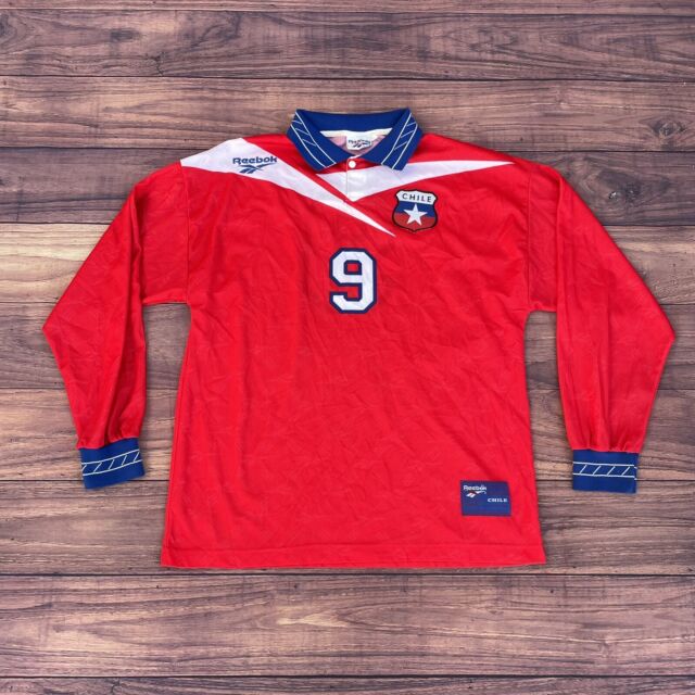 Camisa Retrô Seleção do Chile Copa 1998 Vermelha