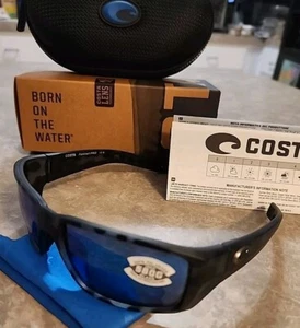 🔥 Costa Del Mar FANTAIL PRO Polarisierte Sonnenbrille Tigerhai / Blaues Glas 580G - Bild 1 von 10