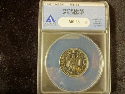 1957- F Germany 1 Mark   MS 65 - Image 1 of 4