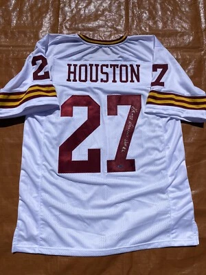 Camiseta autografada Ken Kenny Houston - Washington Redskins HOF 86 - Compre direto - Imagem 1 de 3