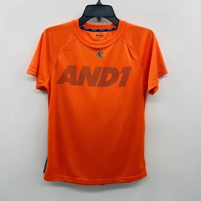 E 1 Set Camicia e Pantaloncini Activewear Ragazzo Taglia XL 14/16 2 Pezzi Arancione/Blu - Immagine 1 di 4