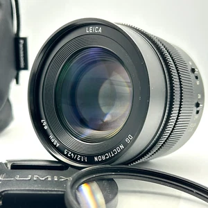 Panasonic LEICA DG NOCTICRON F1.2 42.5mm Camera Lens From Japan - Picture 1 of 10