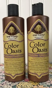 LOT OF 2 ONE 'N ONLY ARGAN OIL COLOR OASIS VOLUMIZING CONDITIONER 12 OZ EA - Picture 1 of 2