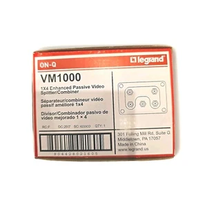 Legrand - OnQ 4 Way Video Module Enhanced Passive 1GHz Video Splitter SEALED - Picture 1 of 4