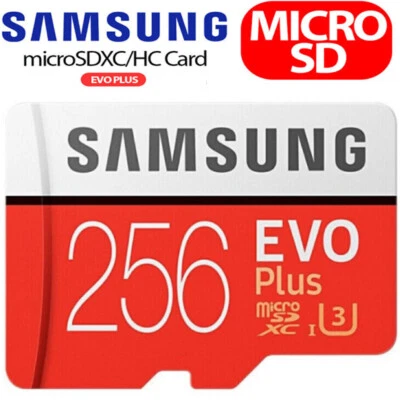 256GB Samsung Evo Plus Micro SD Karte SDXC Class 10 Speicherkarten Memory Card