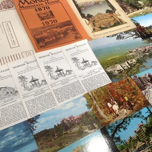 MOHONK New York 15pc VINTAGE POSTCARD LOT + Brochures Pamphlets Ephemera Ads - Picture 1 of 9