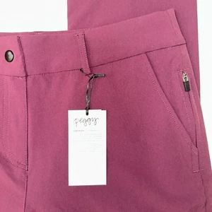 Women's Golf Abendroth Peggy Cropped Trouser Plum Size 4 WAB25-0011 - Picture 1 of 4