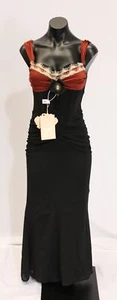 Lacemade Women's Shaking the Wine Glass Corset Dress AR8 Black Small NWT - Picture 1 of 6