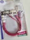 'Getting Charged Up' Multi Charge 3 in 1 Cable iphone & Micro 5-pin Charger 