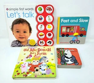 Lot of Kids Books Old McDonald Had a Farm First Words Little Panda Fast and Slow - Picture 1 of 11
