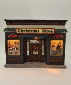 Lemax 1997 Memory Makers Lighted Christmas Shop Storefront 77058 Village - Picture 1 of 10
