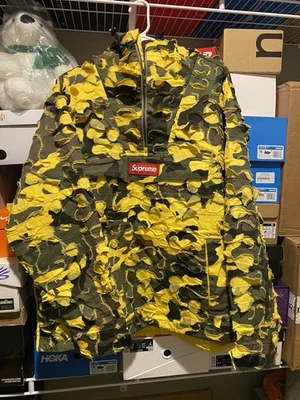 Nueva Chaqueta Anorak Supreme Griffin Para Hombre Amarilla Camuflaje Talla Grande Otoño 2022 Foto 1 de 4