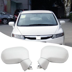 Espejo retrovisor lateral izquierdo derecho 2 piezas Power 3Wire Fit para Honda Civic 2006-11 - Imagen 1 de 7