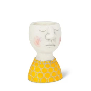 Small Female Head Planter - Picture 1 of 5
