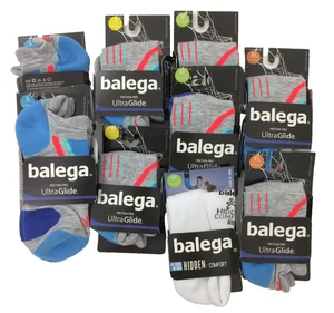 Balega Unisex No Show Running Socks Pack Of 9  Size S/M/L/XL Family Pack New F1 - Picture 1 of 22