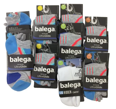 Balega Unisex No Show Running Socks Pack Of 9  Size S/M/L/XL Family Pack New F1 - Image 1 of 4
