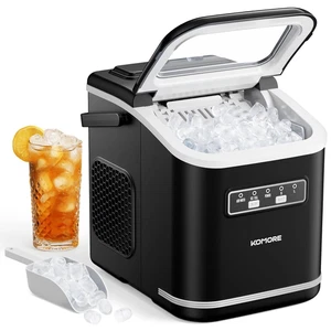 Electric Ice Cube Maker Machine w/handle Portable Automatic Countertop Cocktails - Picture 1 of 11