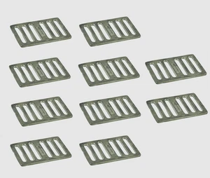 10 X 20MM ELECTRIC FENCE PLATE TAPE CONNECTORS Joiners Metal Connection Fencing - Picture 1 of 2