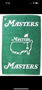 2024 Masters Green and White Woven Golf Bag Towel Augusta National - Picture 1 of 2