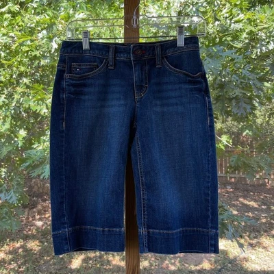 Tommy Hilfiger Women's Medium Wash Denim Bermuda Shorts Size 2 - Image 1 of 4