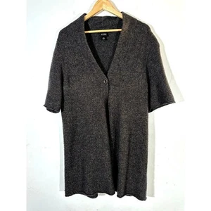 Cárdigan tejido jaspeado lana merino Eileen Fisher - Grande - Imagen 1 de 11