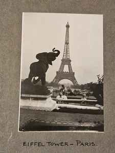 Massive Antique 1929 European Travel Photo Album 196 Images - Picture 1 of 20