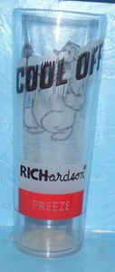 Bicchiere birra vintage Richardson Freeze Cool Off con radice di orso polare - Foto 1 di 2