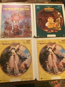 THE HOBBIT, THE LORD OF THE RINGS & RETURN OF THE KING- CED VIDEODISC- CARTOON - Imagen 1 de 10