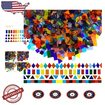 Azulejos de mosaico transparente 1600 piezas - Formas mixtas, acabado pulido - Arte y artesanía... Foto 1 de 4