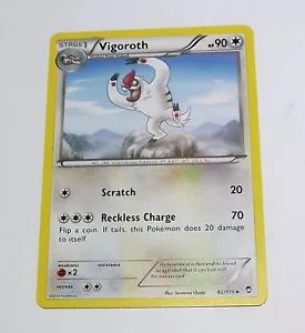 LN Vigoroth - 82/111 - Uncommon XY: Furious Fists Singles - Light Play - Bild 1 von 2