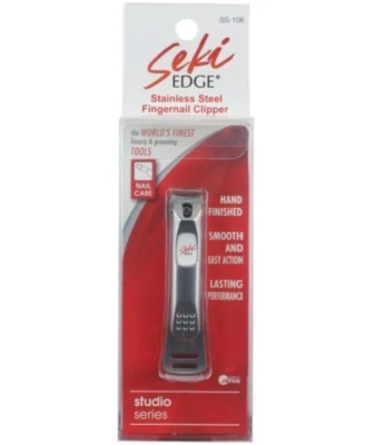 Cortador de unhas de aço inoxidável Seki Edge (SS-106) - Imagem 1 de 4