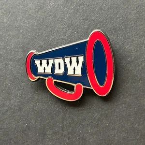 Mini-Pin Mickey and Minnie Cheer - WDW Megaphone Only Disney Pin 68433 - Picture 1 of 2