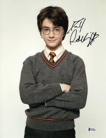 DANIEL RADCLIFFE SIGNED AUTOGRAPHED HARRY POTTER 11X14 PHOTO BECKETT BAS COA 4 Cover