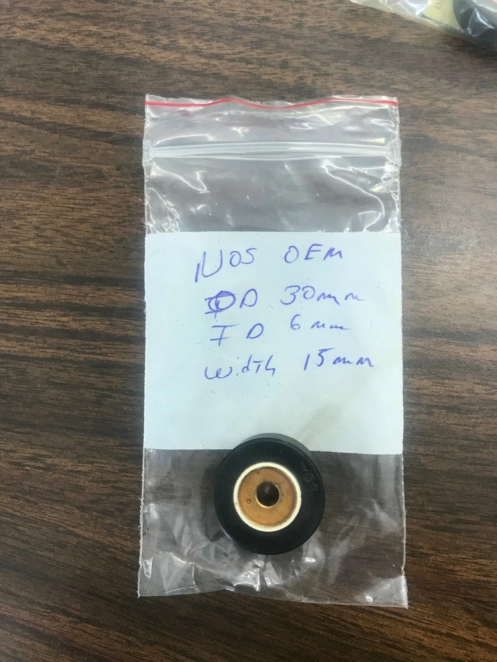 Rodillo de pellizco de carrete Sony OD 30 mm ID 6 mm ancho 15 mm envío gratuito en EE. UU. Foto 1 de 1