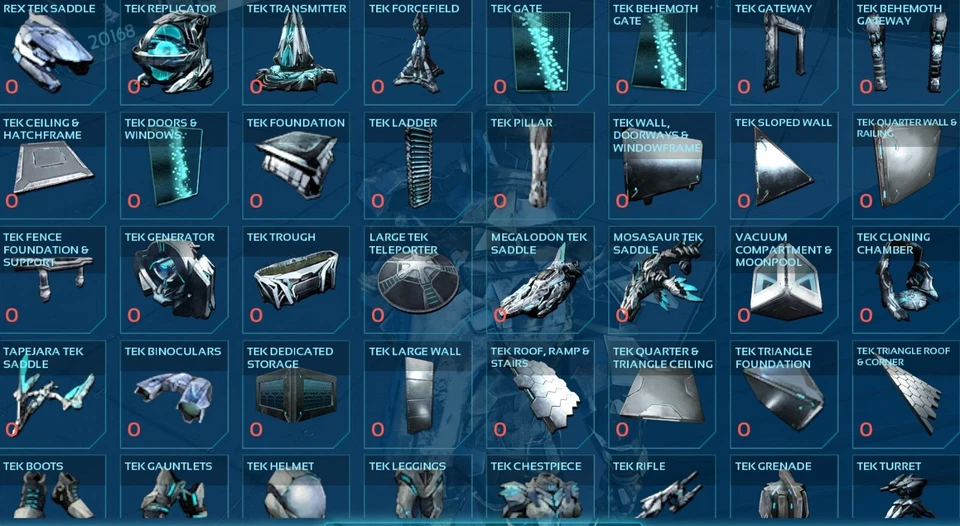 TEK Structures Ark Survival Ascended Official Pve ASA Trough Generator Ceil Wall - Image 1 of 1