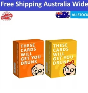 BRAND NEW These Cards Will Get You Drunk - Fun Adult Drinking Game For Parties - Picture 1 of 6