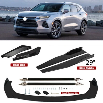 For Chevrolet Blazer Front Rear Bumper Lip Spoiler Body Kit Splitter Side Body - Image 1 of 4